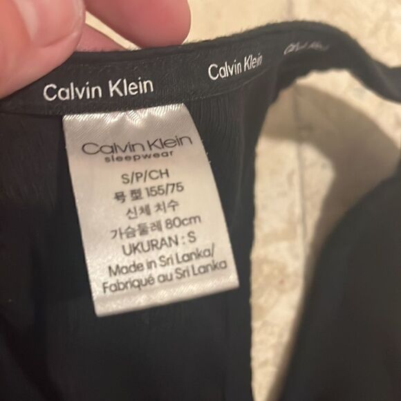 Calvin Klein ribbed sleeveless nightshirt sz S - Picture 3 of 3